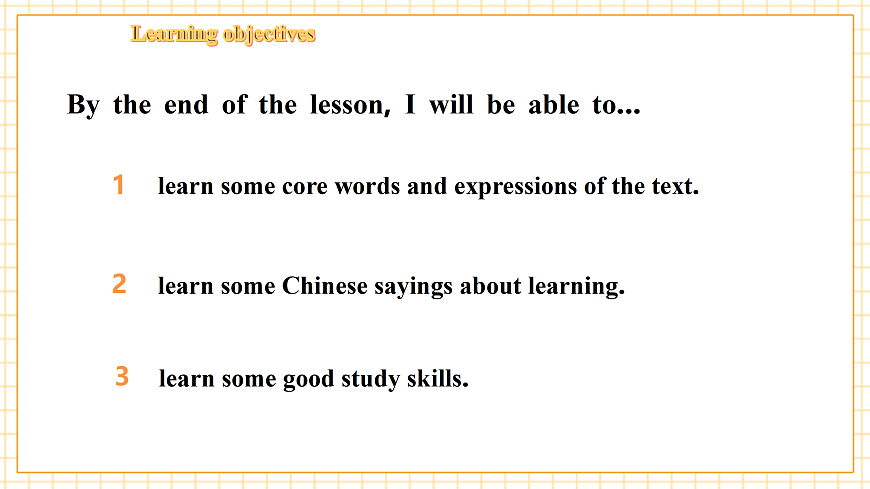 Unit 3 To be a good learner 第1课时Welcome to the unit 课件第3页