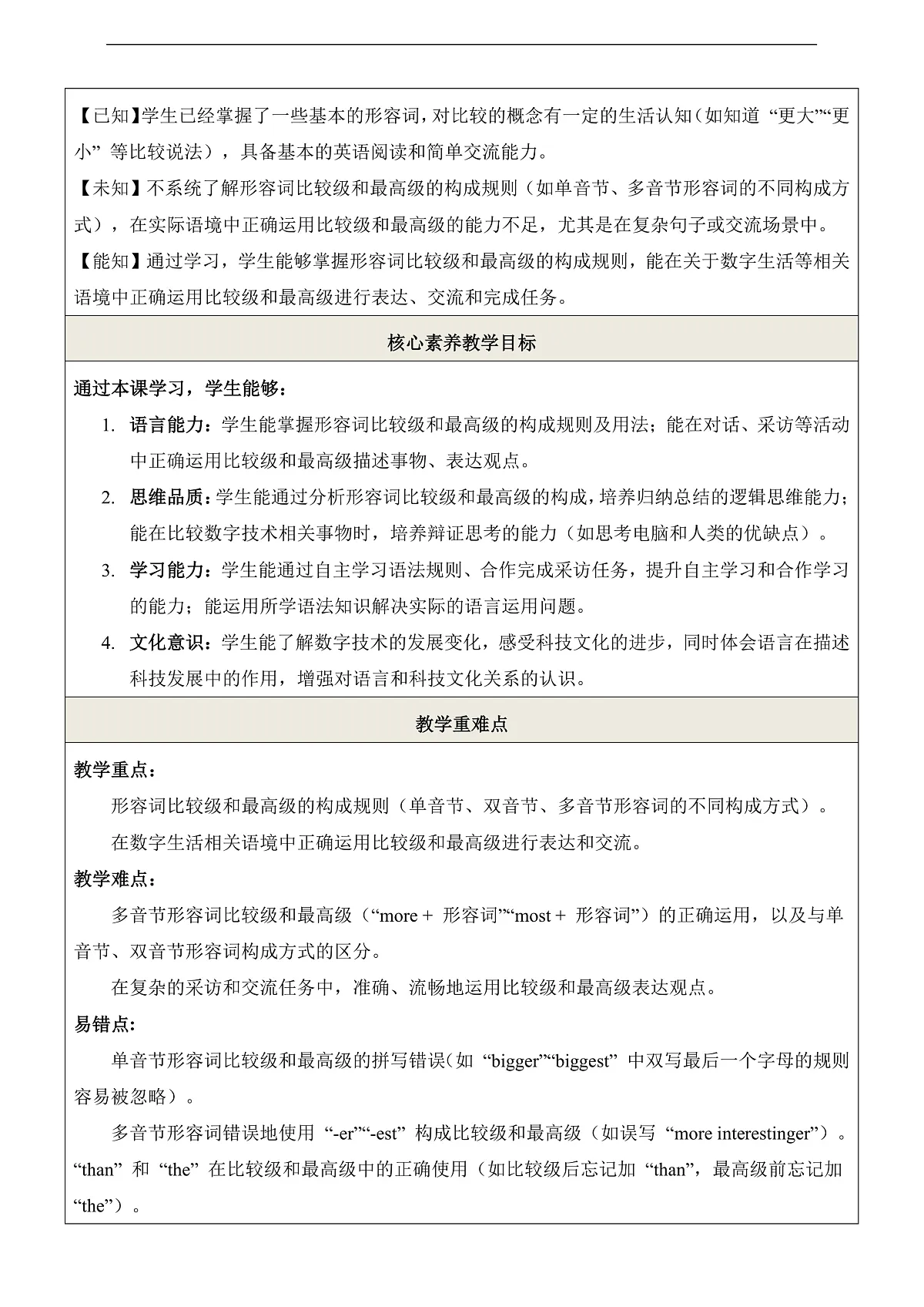 Unit 3 Our digital lives 第3课时Grammar 优质教学设计第2页