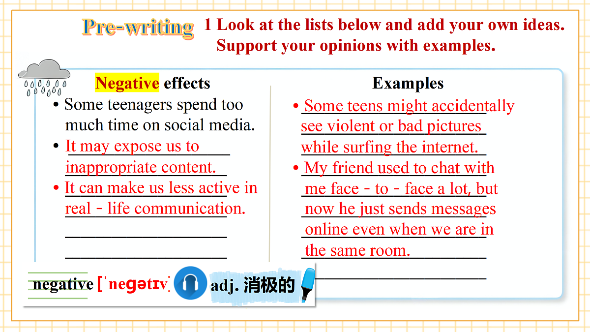 Unit 3 Our digital lives 第4课时Writing 课件-新沪教版 八上第7页