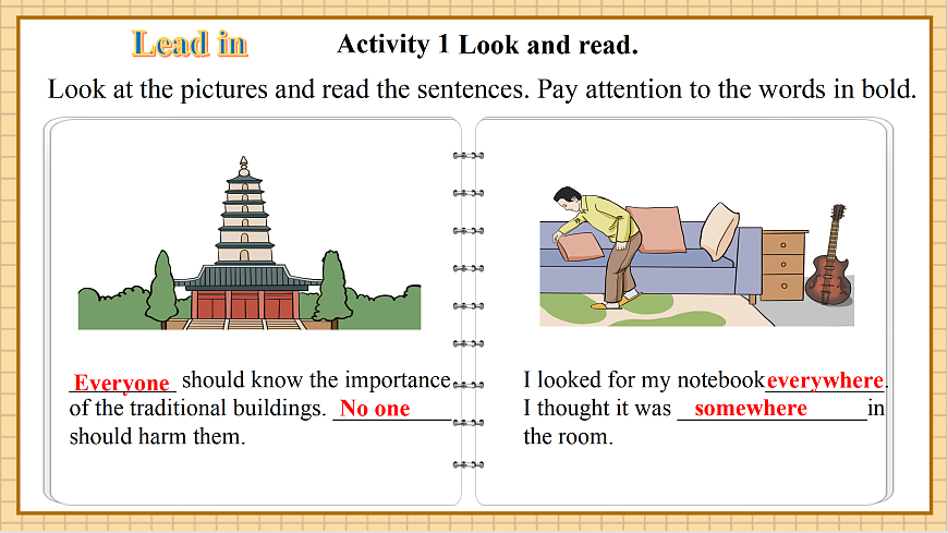 【教学评一体化】Unit 2 The world of Art 第5课时Grammar in use 优质课件第6页