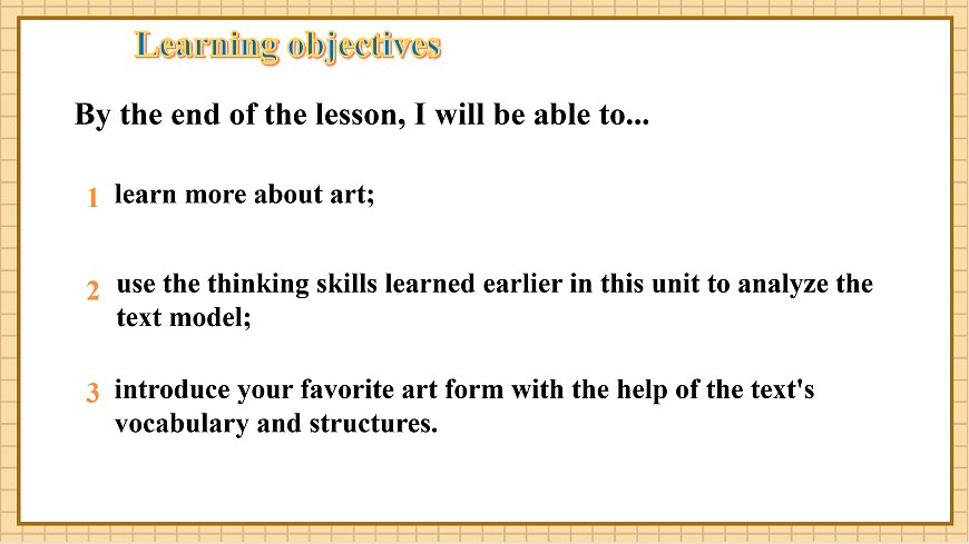 【教学评一体化】Unit 2 The World of Art 第7课时Reading for Writing.教学课件第2页