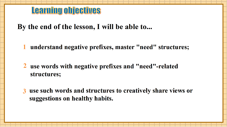 【教学评一体化】Unit 3 Sound Body, Sound Mind 第5课时Grammar in use 优质课件第2页