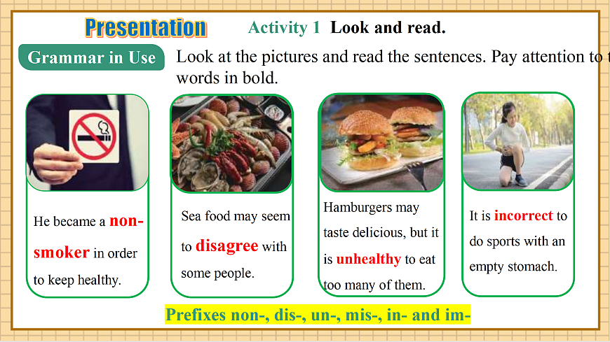 【教学评一体化】Unit 3 Sound Body, Sound Mind 第5课时Grammar in use 优质课件第6页