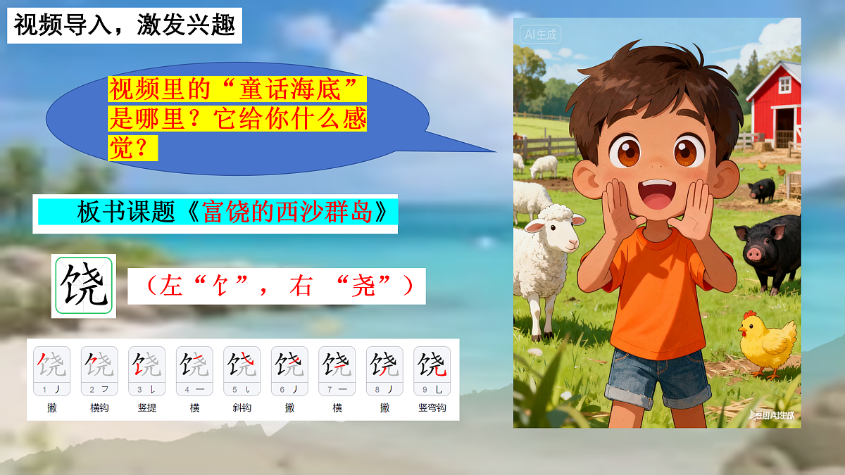 16、《富饶的西沙群岛》课件（两课时）第3页