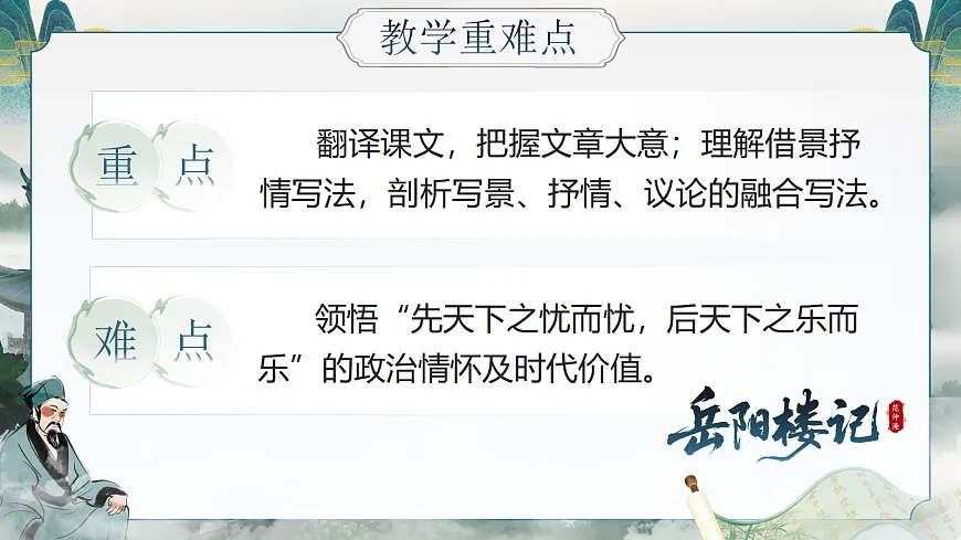 《岳阳楼记》第3页