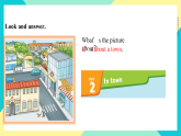 【新教材核心素养】外研剑桥版英语Join in四上Unit 2 In town：Ready to learn 教学课件+教学设计（表格式）