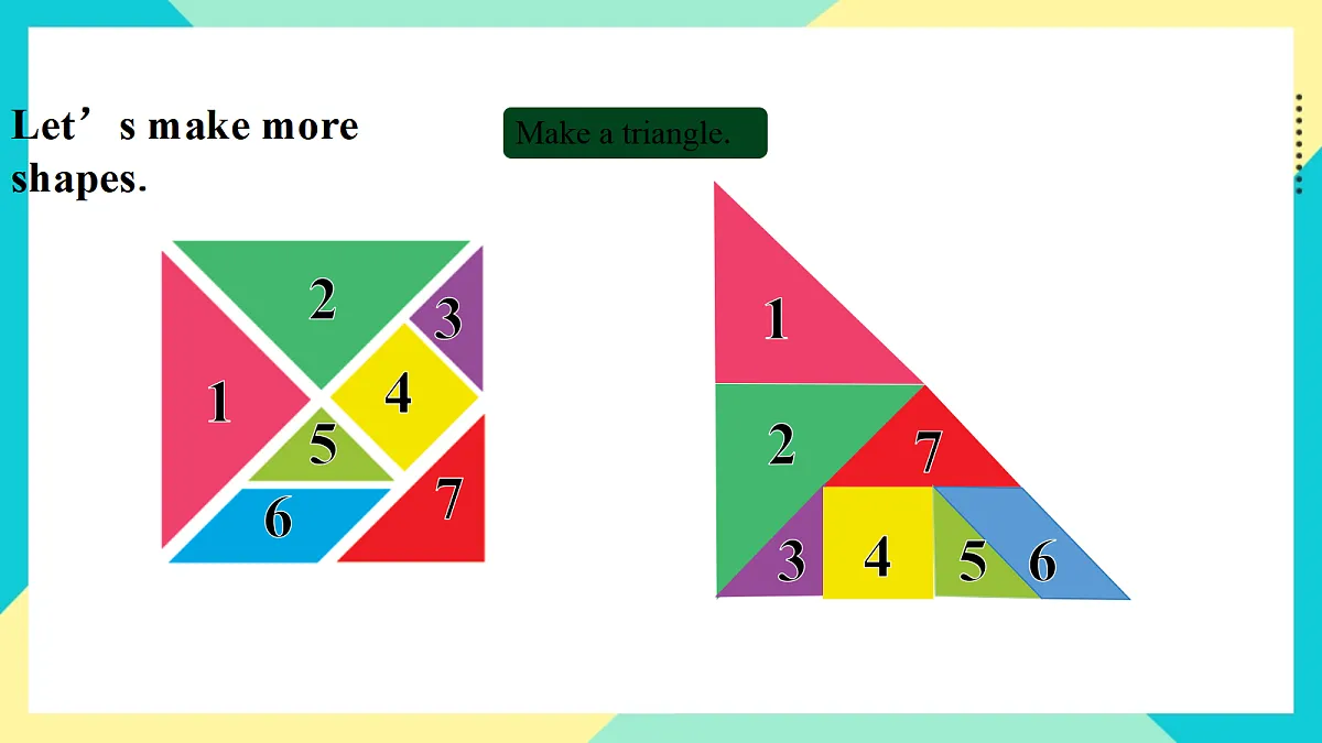 Unit 5 Shapes are fun!：Let’s do it课件第8页