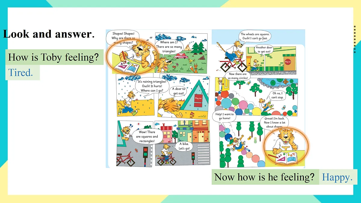 Unit 5 Shapes are fun!：Story time课件第6页