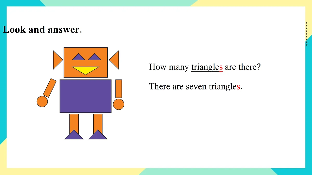 Unit 5 Shapes are fun!：Language in use课件第3页