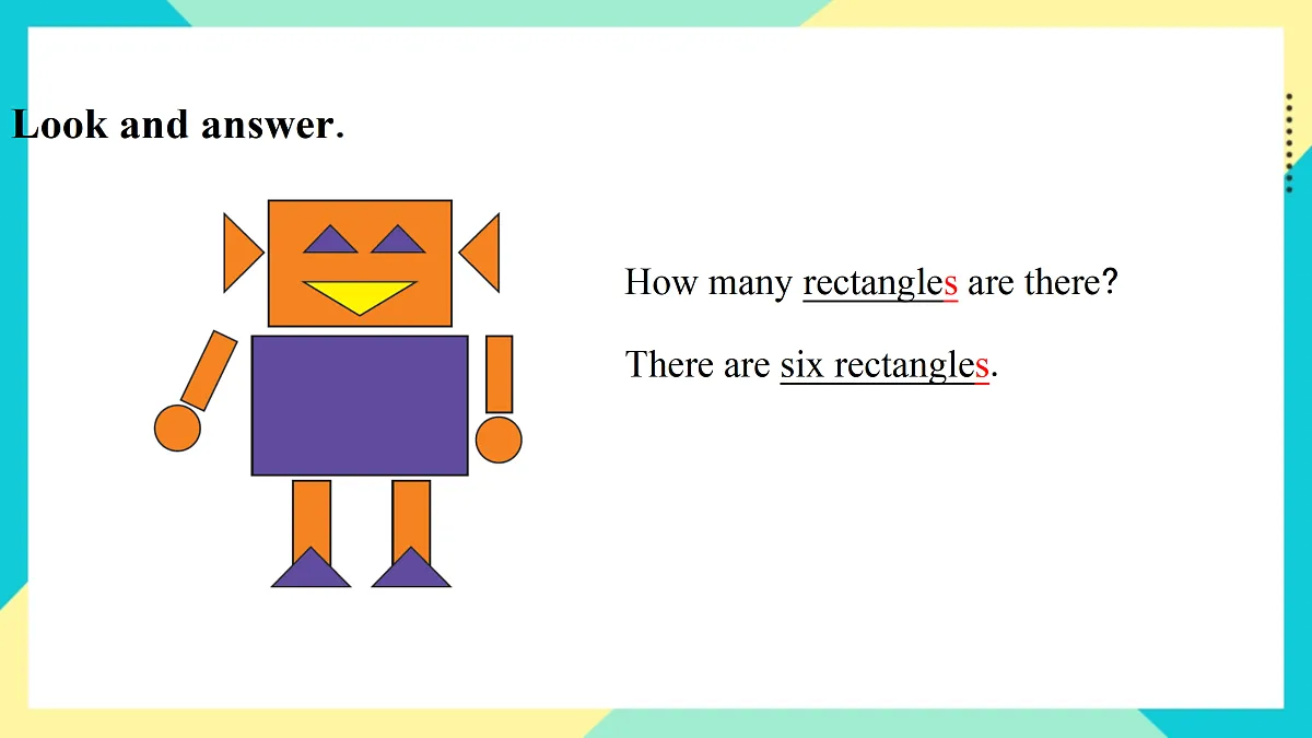 Unit 5 Shapes are fun!：Language in use课件第4页
