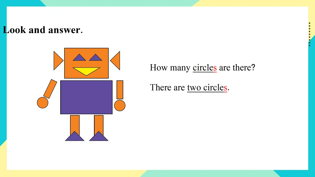 Unit 5 Shapes are fun!：Language in use课件第5页