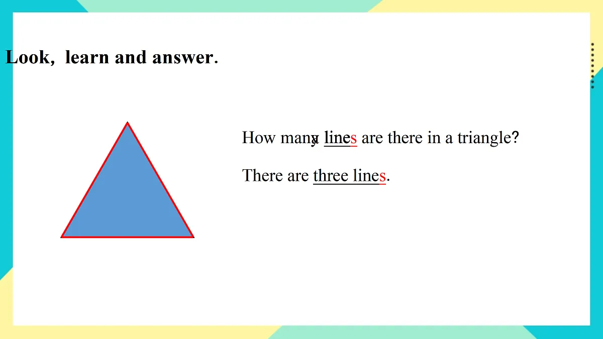 Unit 5 Shapes are fun!：Language in use课件第6页