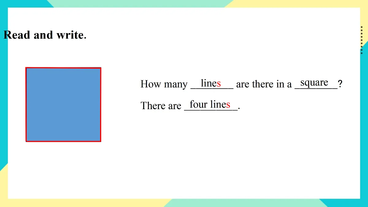 Unit 5 Shapes are fun!：Language in use课件第8页