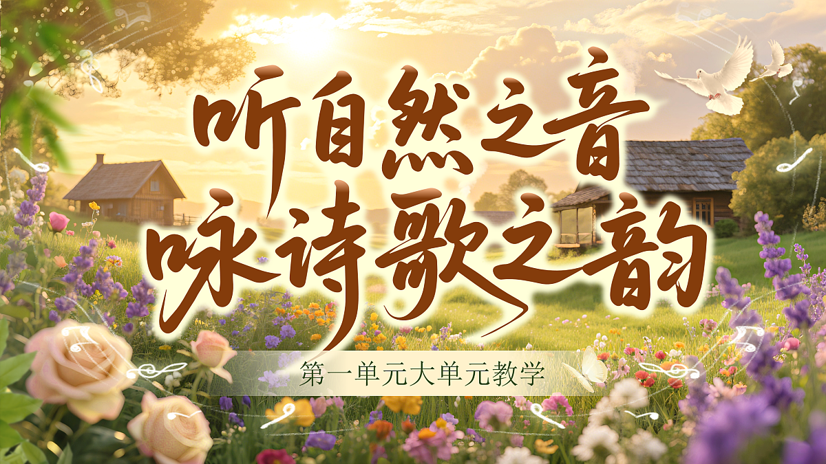 《第一单元大单元教学：听自然之音，咏诗歌之韵》第1页
