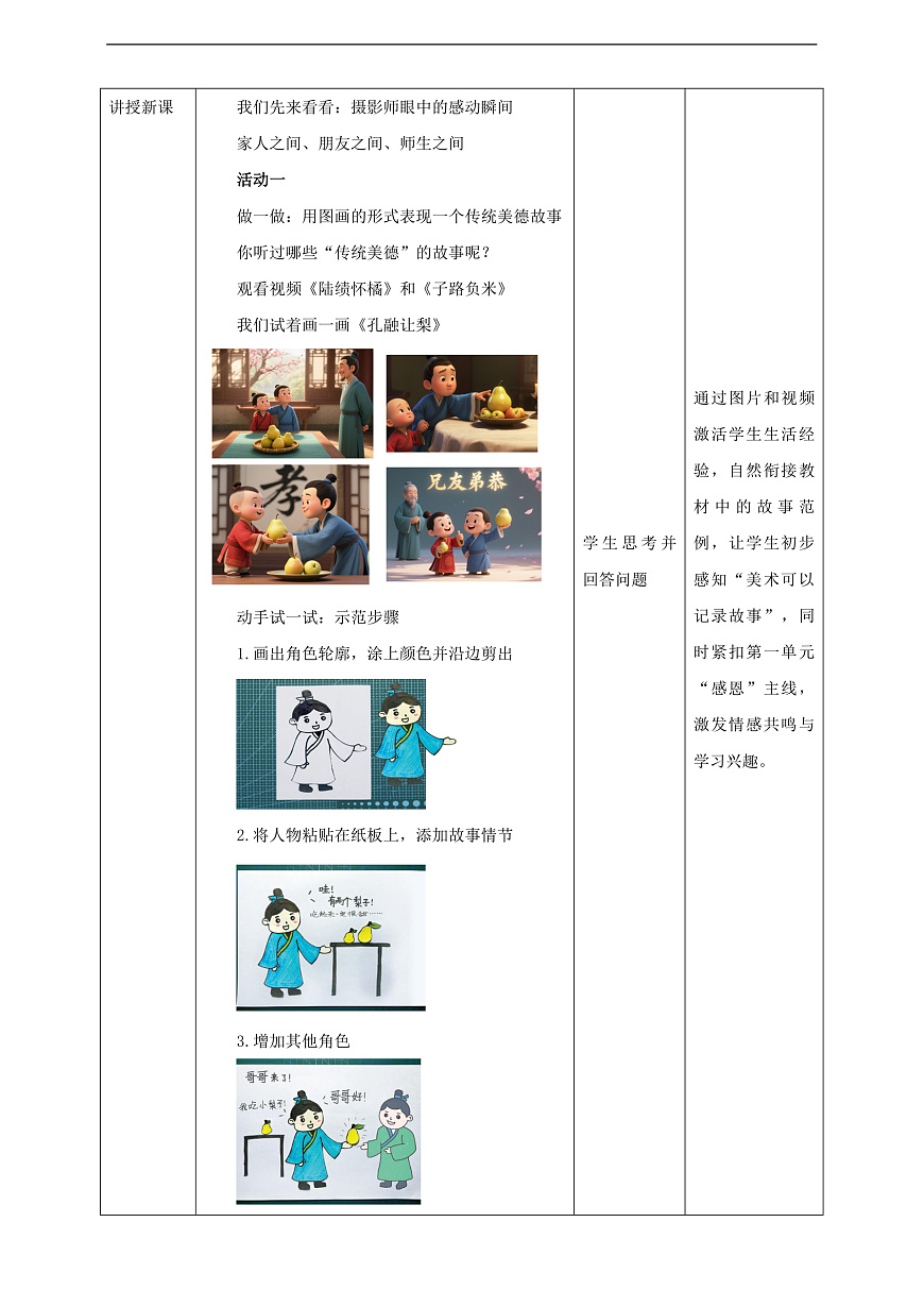 【岭南2024版】二上第六课 《记下动人的故事》核心素养教学设计第2页