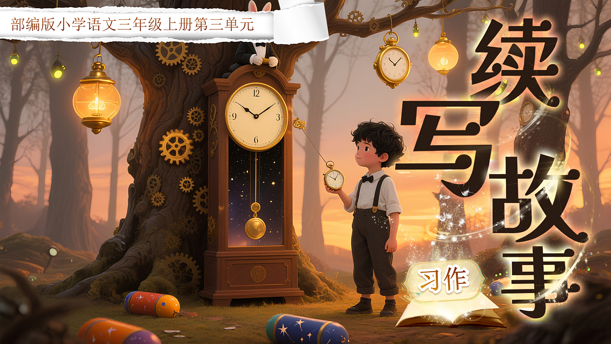 三上习作三《续写故事》第4页