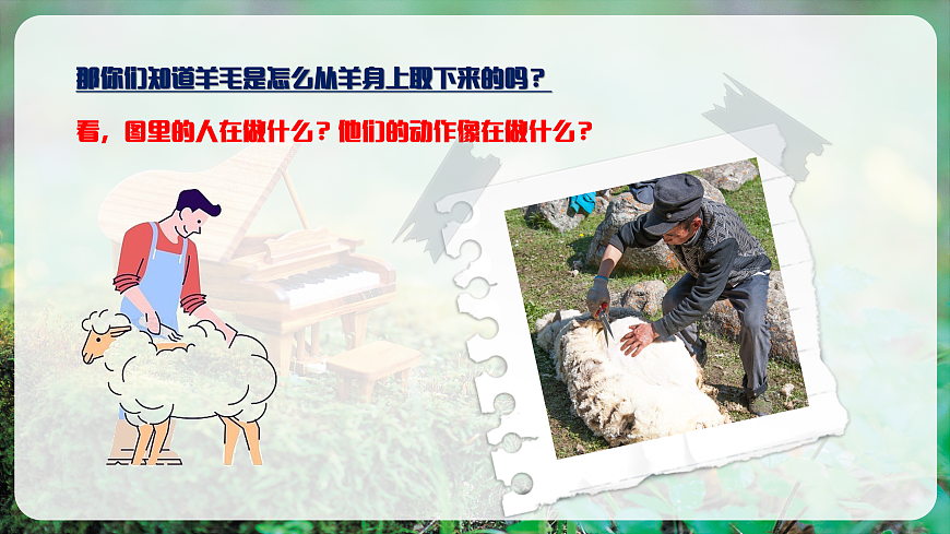 【新教材】唱游·音乐 湖南文化出版社二年级上册第六课-《剪羊毛》-课件第5页