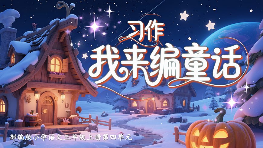三上第四单元习作四《我来编童话》第5页