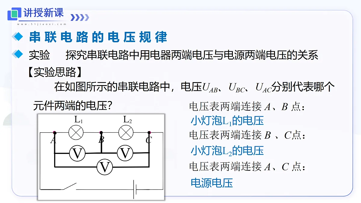 第2节 串、并联电路中电压的规律第3页