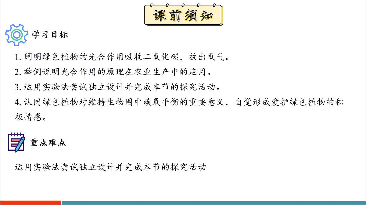 12.2 植物维持生物圈中的碳氧平衡（第1课时）第3页