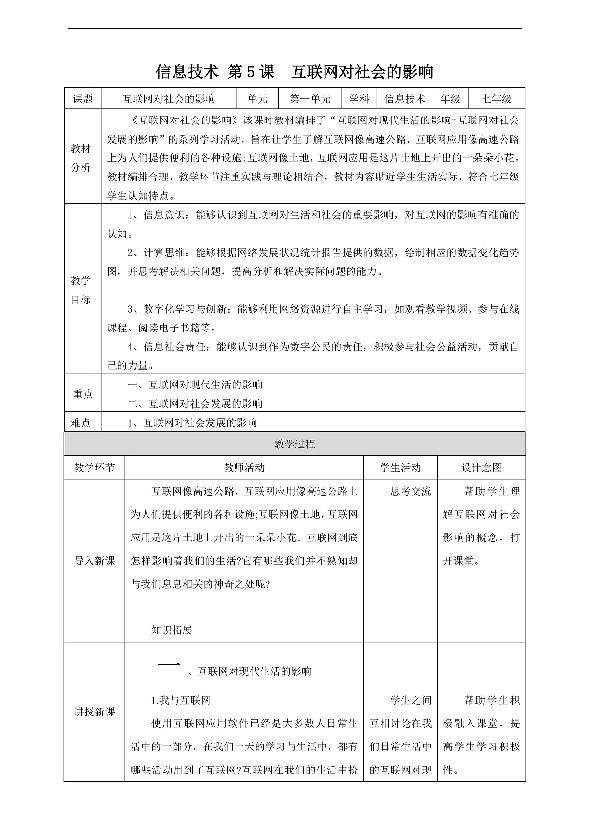 第5课 互联网对社会的影响第1页