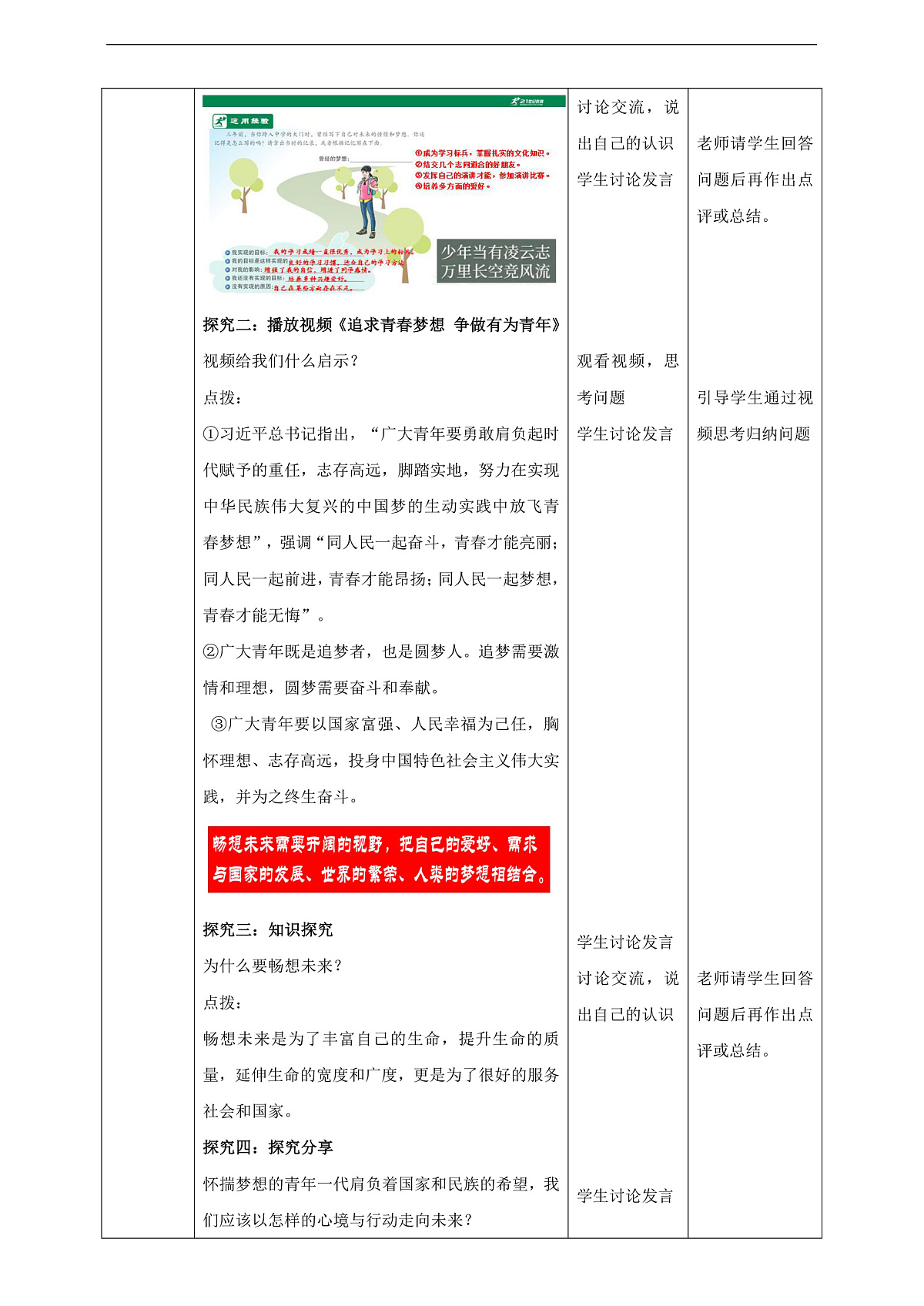 9.7.2《走向未来》教学设计（核心素养目标）第2页