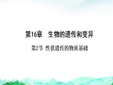 北师大版八年级生物上册第6单元生命的延续第16章生物的遗传和变异第2节性状遗传的物质基础课件