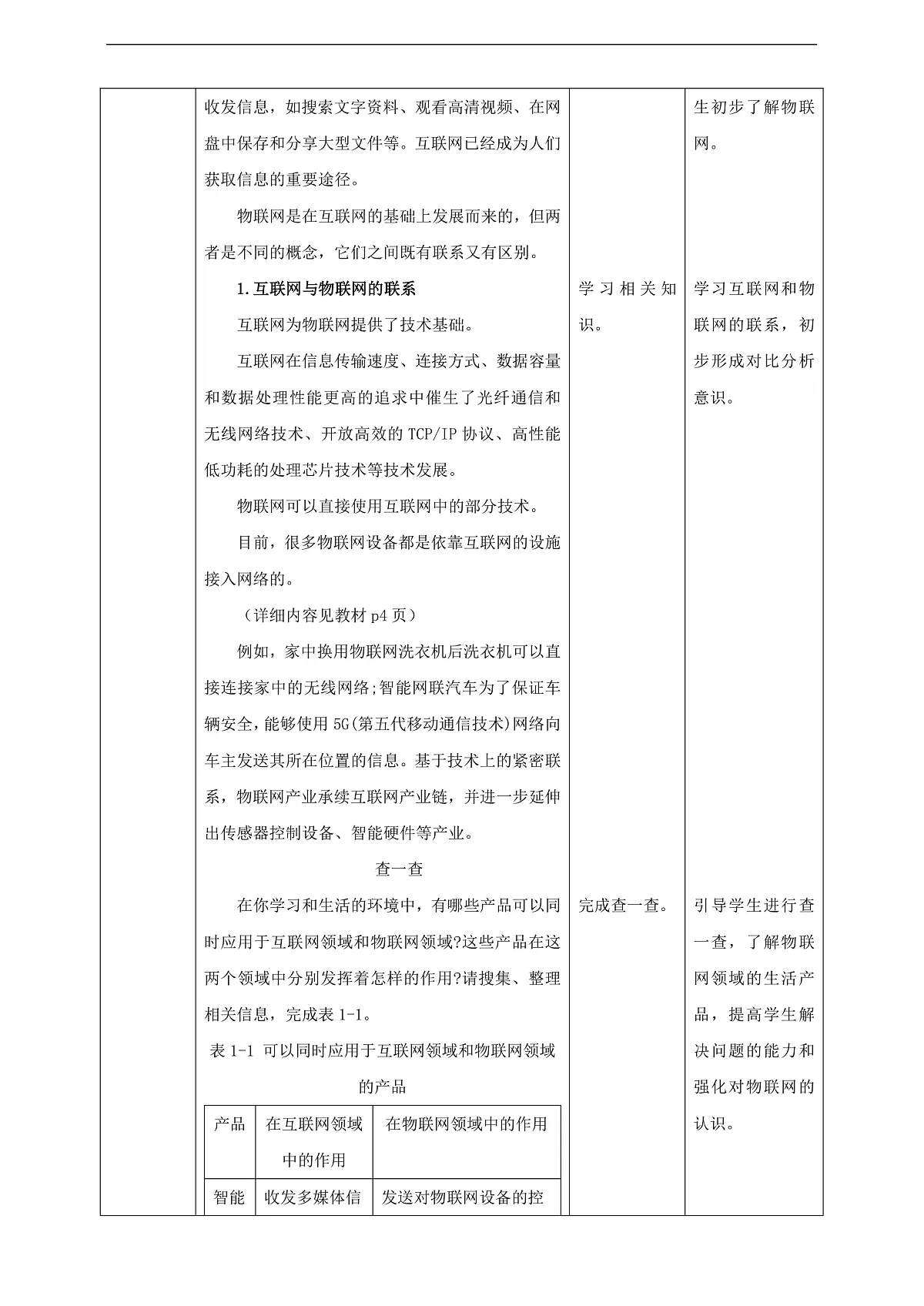 第1单元第1课 《何为物联网》教案第3页