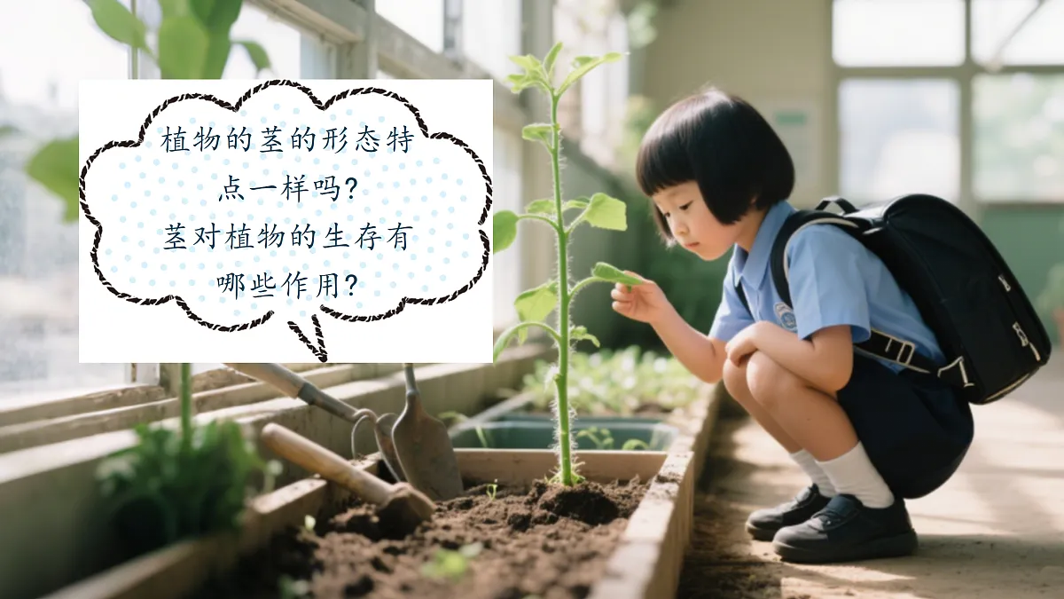 【新教材新课标】粤教粤科版科学三年级上册第4课《植物的茎》教学课件+素材第5页