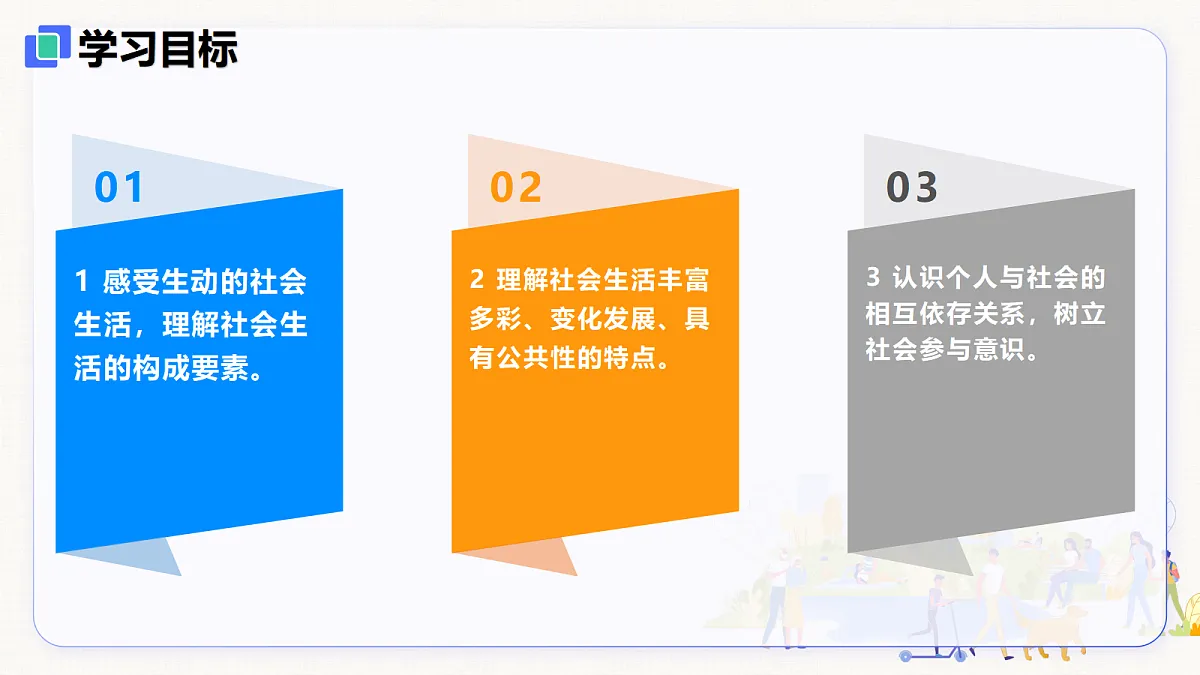 【新教材】1.1 认识社会生活（8上第一课）第2页