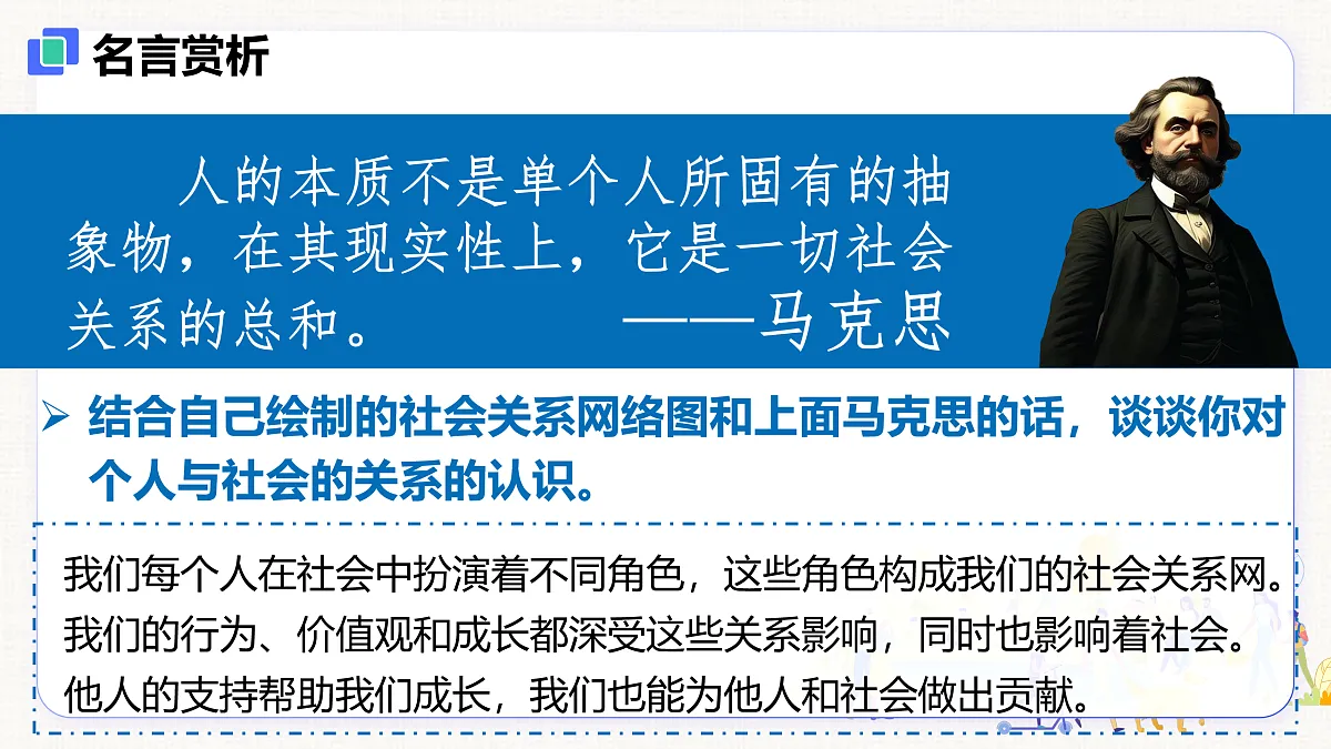 【新教材】1.2 我们都是社会的一员（8上第一课）第6页