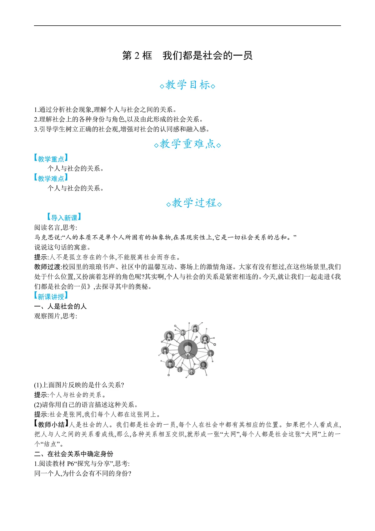 第一课 第2框　我们都是社会的一员第1页