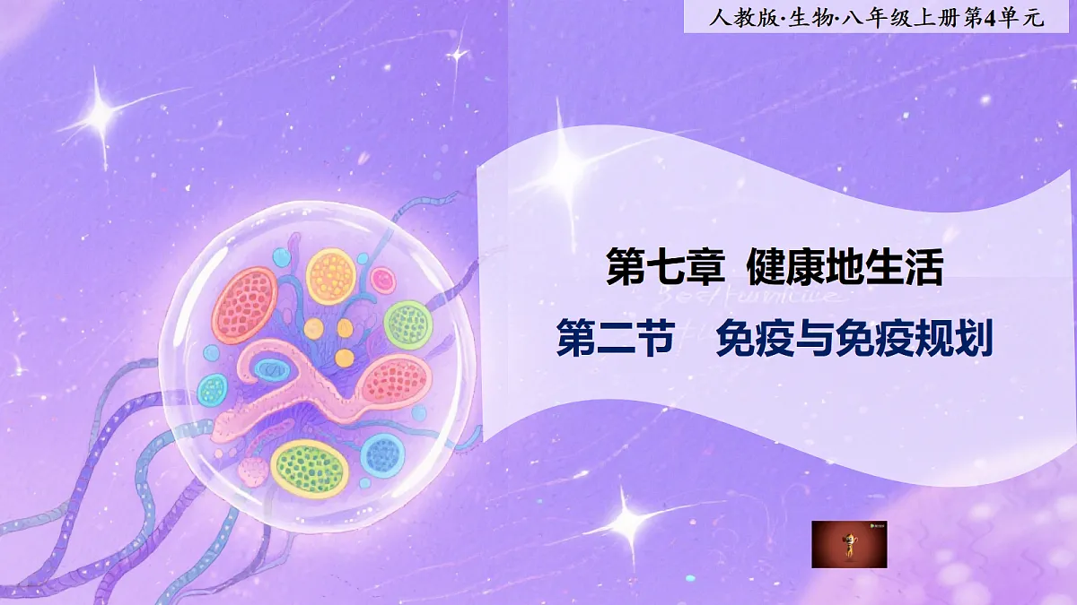 八年级上册生物（人教版） 4.7.2免疫与免疫规划 课件第1页