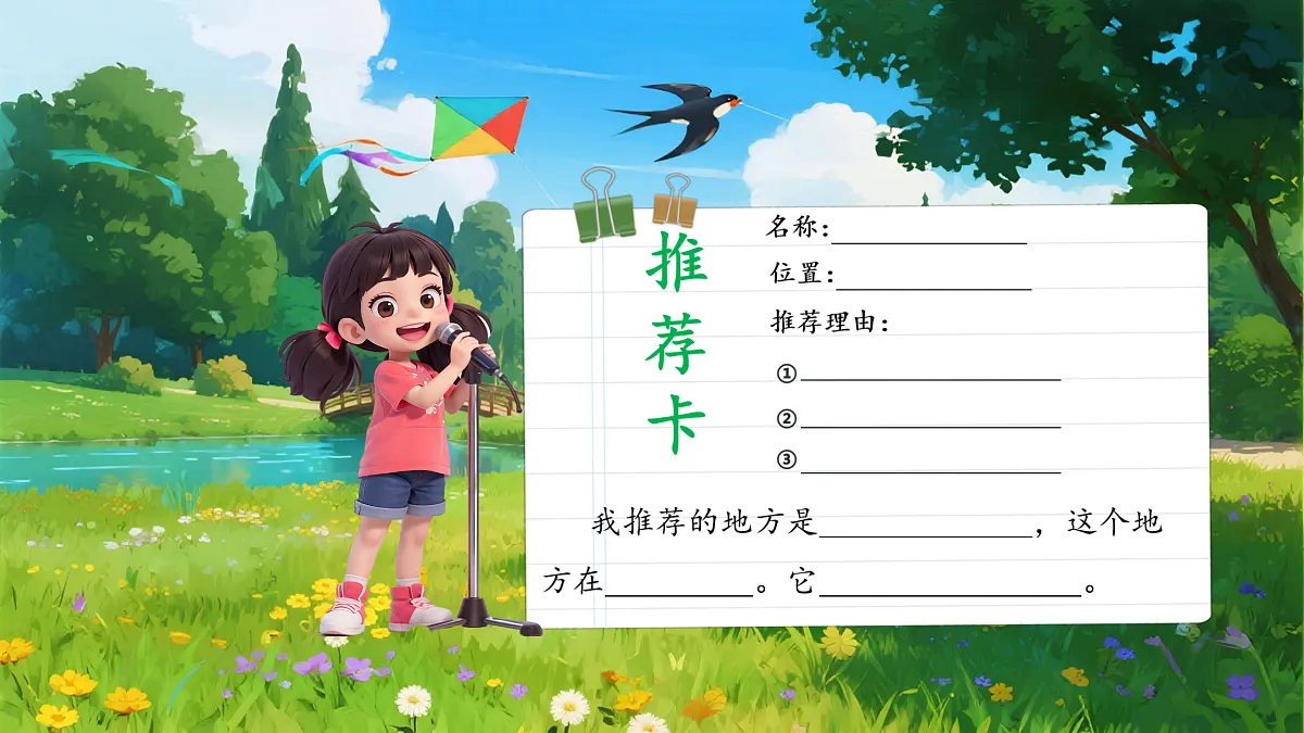 习作一：推荐一个好地方第6页