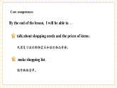 【新教材核心素养】沪教版英语四年级上册Unit 4 What do we buy Period 3 Communicate 教学课件+教学设计（表格式带反思）+素材