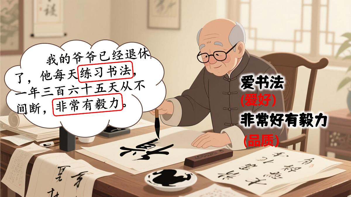 习作2：我的家人第7页