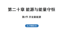 初中物理沪粤版（2024）九年级下册开发新能源教课ppt课件