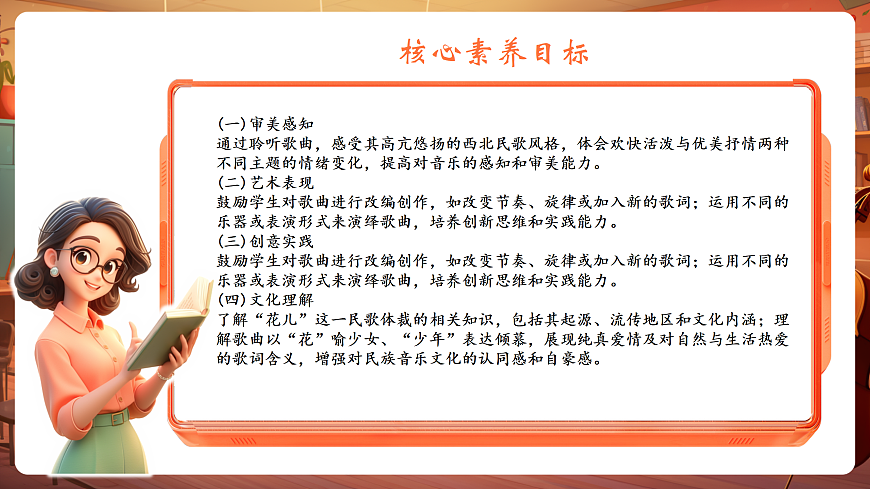 【新教材】人教版音乐三年级上册-《花儿与少年》-课件第3页