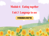 外研版英语九年级下册 Module 6 Eating together Unit 3 《Language in use 》课件