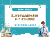 【新教材核心素养】冀少版版生物八年级上册5.2.1 根对水分的吸收（教学课件+教学设计）