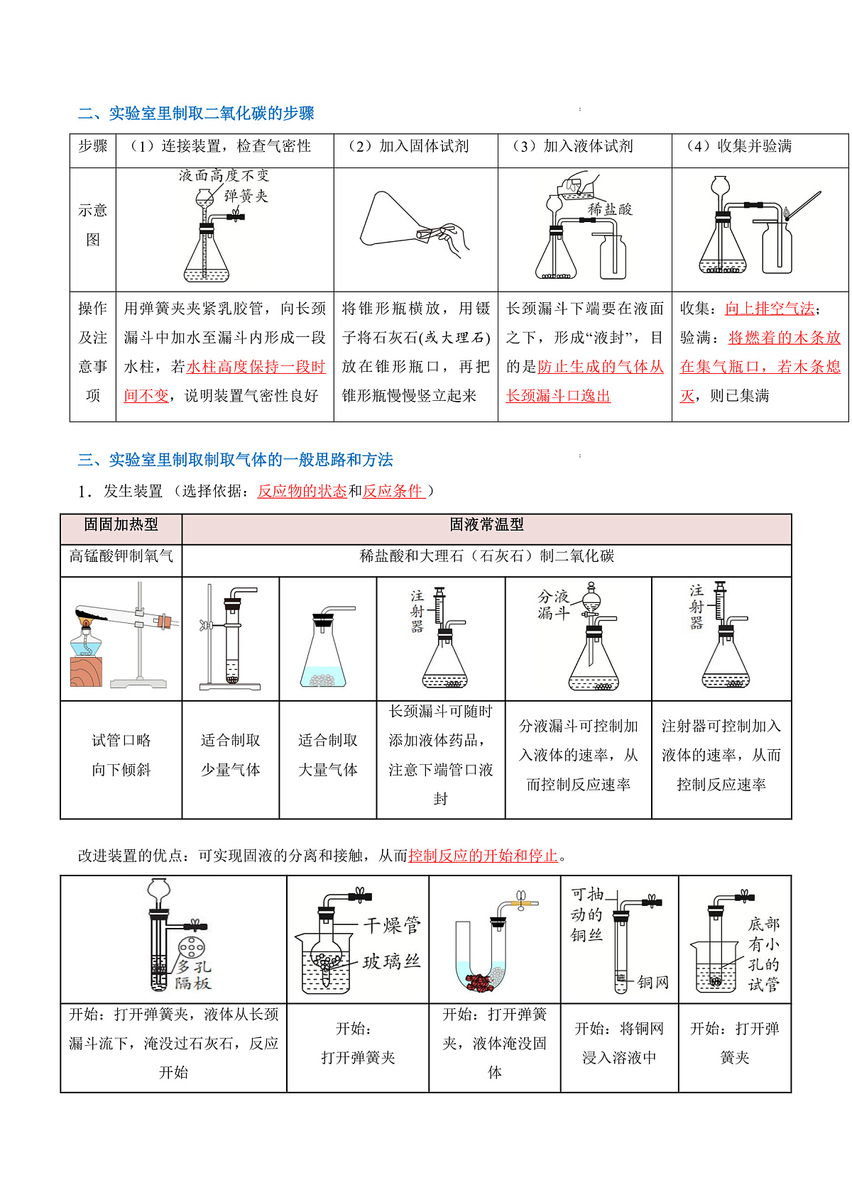 课题3 氧气和二氧化碳的制备 第2课时（导学案）（解析版）第2页