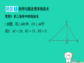 2025秋七年级数学上册拔尖专训10利用勾股定理解题的九种常见题型习题课件鲁教版五四制（含答案）