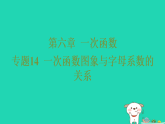 2025秋七年级数学上册第六章一次函数专题一十四一次函数图象与字母系数的关系习题课件鲁教版五四制（含答案）