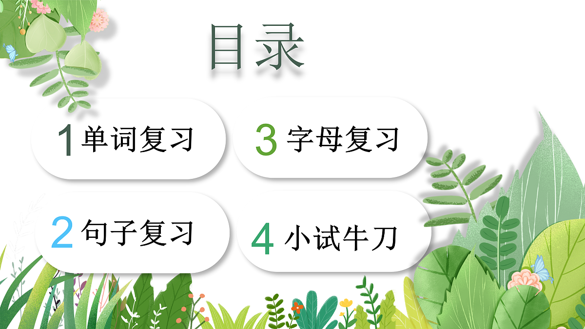 Unit4 Plants around us 单元复习课件第4页
