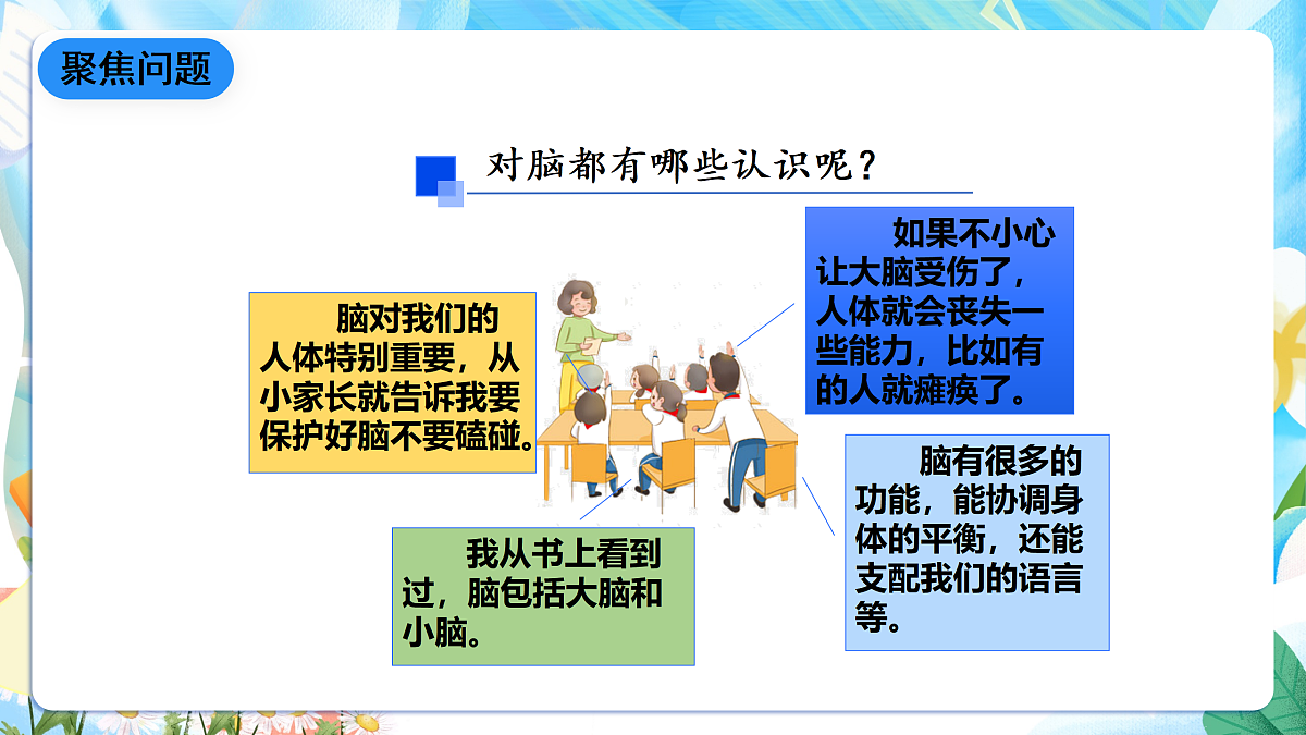 人教鄂教版科学五下3.9《脑的功能》课件第5页