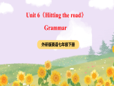 外研版英语七年级下册 Unit 6《Hitting the road》Grammar课件