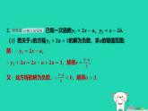 2025秋八年级数学上册课时拔尖28一次函数与正比例函数作业课件新版苏科版（含答案）