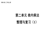 小学数学新西师版二年级上册第二单元整理与复习（1）教学课件（2025秋版）