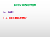 （新）部编版四年级语文下册第六单元测试卷 A3（原卷版+解析版）+（参考答案）PPT