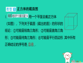 2025秋七年级数学上册拔尖专训1几何体的截面图形作业课件新版北师大版（含答案）
